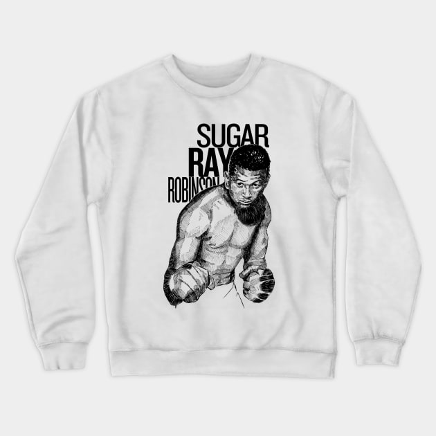 Sugar Ray Robinson Crewneck Sweatshirt by SouthernLich